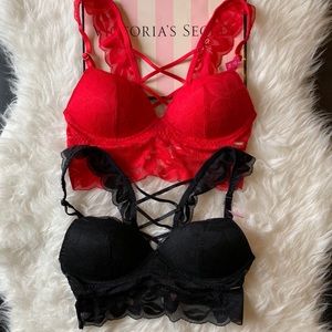 $30 FOR 2 PINK strappy Bralettes!!!